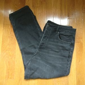 Black straight-leg American Eagle jeans size 14